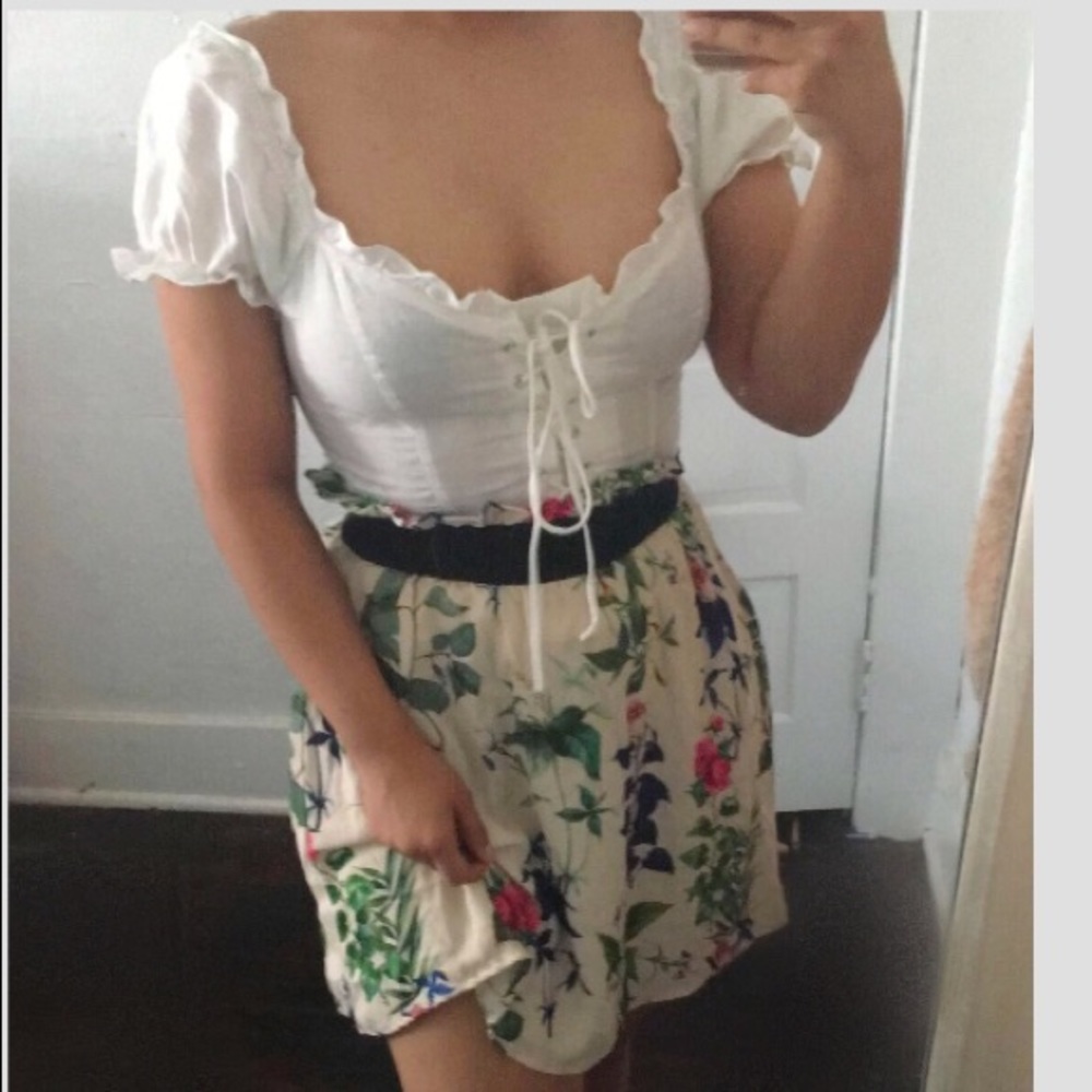 Vero moda floral skirt